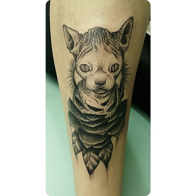 Dotwork #Dotworkers #Tattoo #Sphynx #Cat #Freemachine Tra… | Flickr 640_x_640_jpg