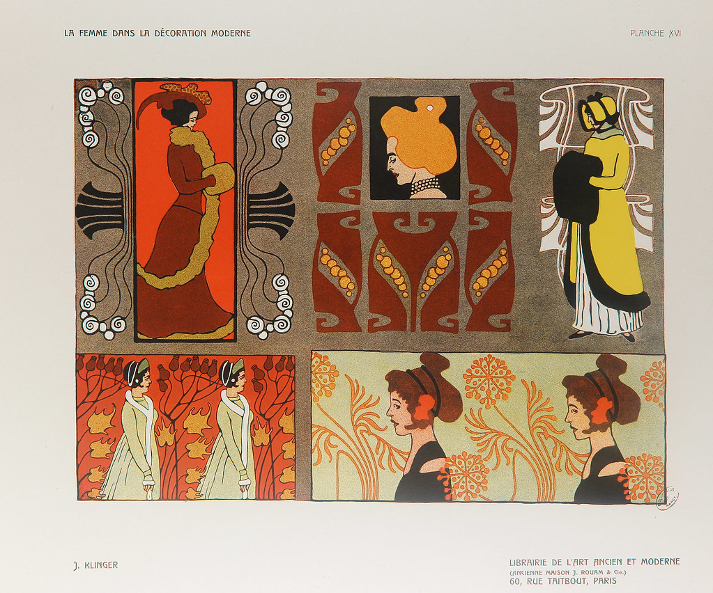 La Femme Dans L Art Decoratif Moderne Julius Klinger Flickr
