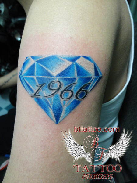 Hình Xăm Kim Cương - Diamon Tattoo By Www.bttattoo.com | Flickr 600_x_450_jpg
