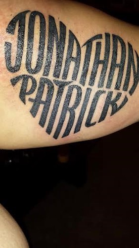 Jonathan" & "Patrick" Heart Tattoo, 2 | This Heart Design A… | Flickr 499_x_281_jpg