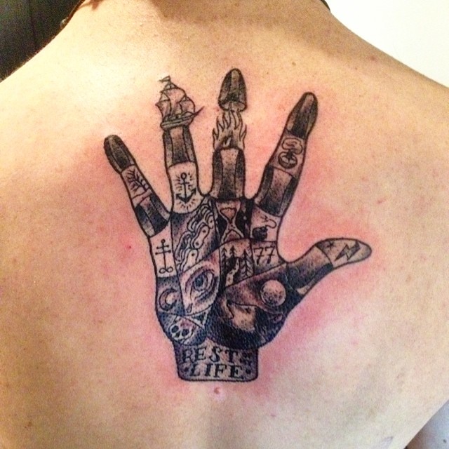 La Mano Loca! #Crazyhand #Handtattoo #Blackwork #Blacktatt… | Flickr 640_x_640_jpg