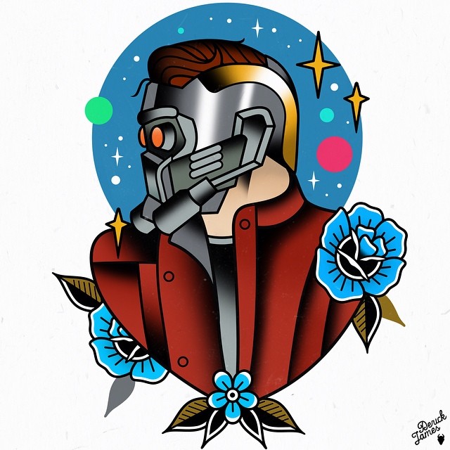 First Peace From Guardians Flash Set Is Star Lord ✨ #Tatto… | Flickr 640_x_640_jpg