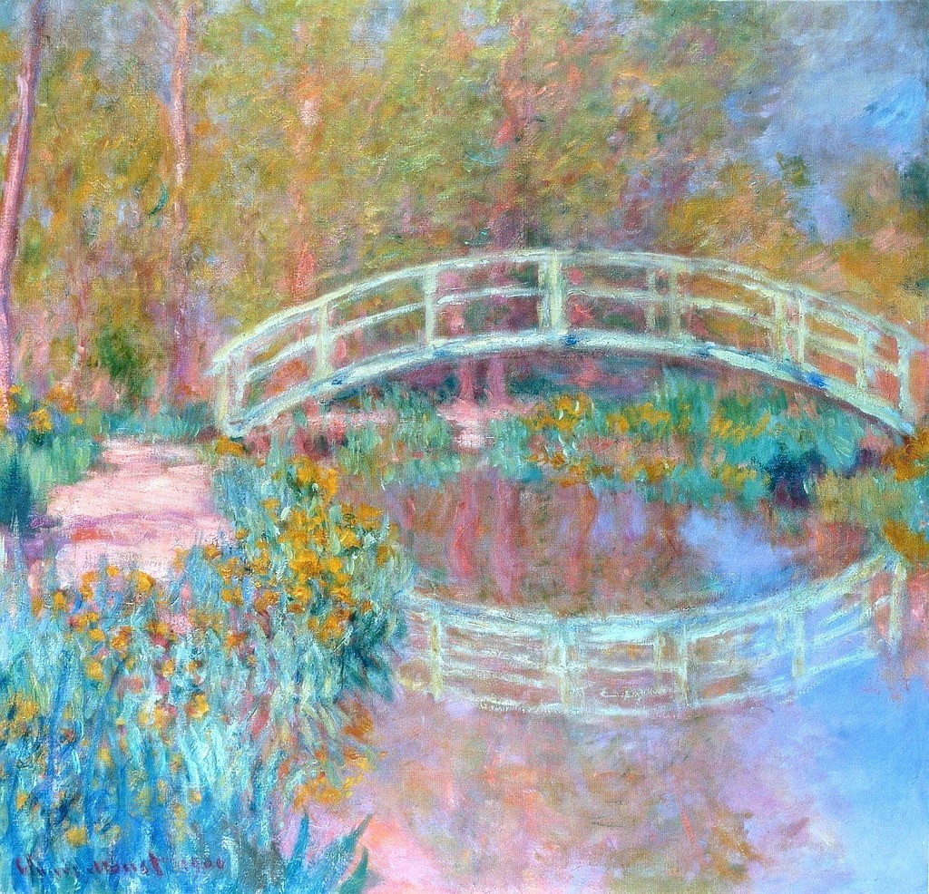 Pont Dans Le Jardin De Monet C Monet W 1419a Huile Sur Flickr