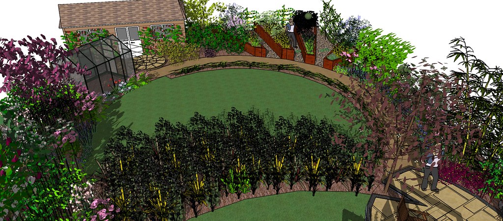 The Art Deco Garden 4 Earth Designs Garden Design And Bu Flickr