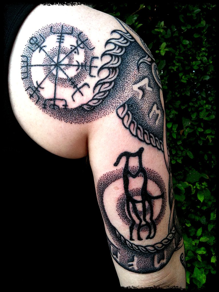 My New Viking Dot Style Dragon Tattoo By Colin Dale 2 | Flickr 1024_x_768_jpg