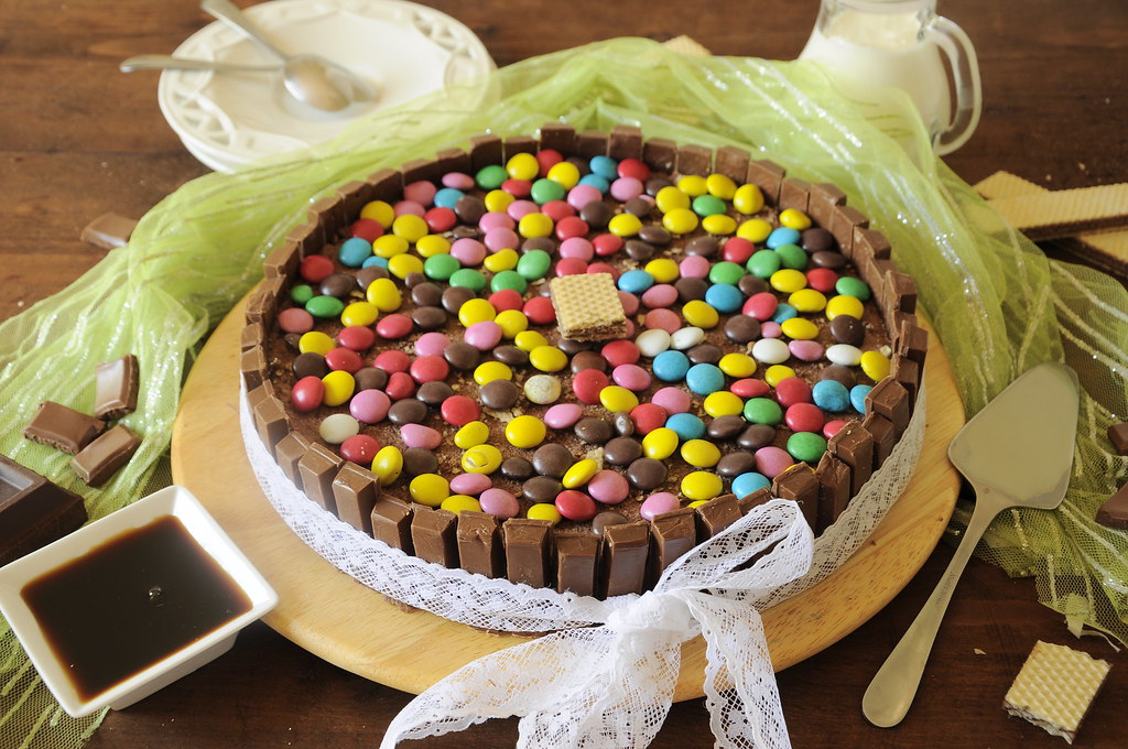 Torta Kit Kat E Smarties By Ricette Bimby Ricette Bimby Flickr