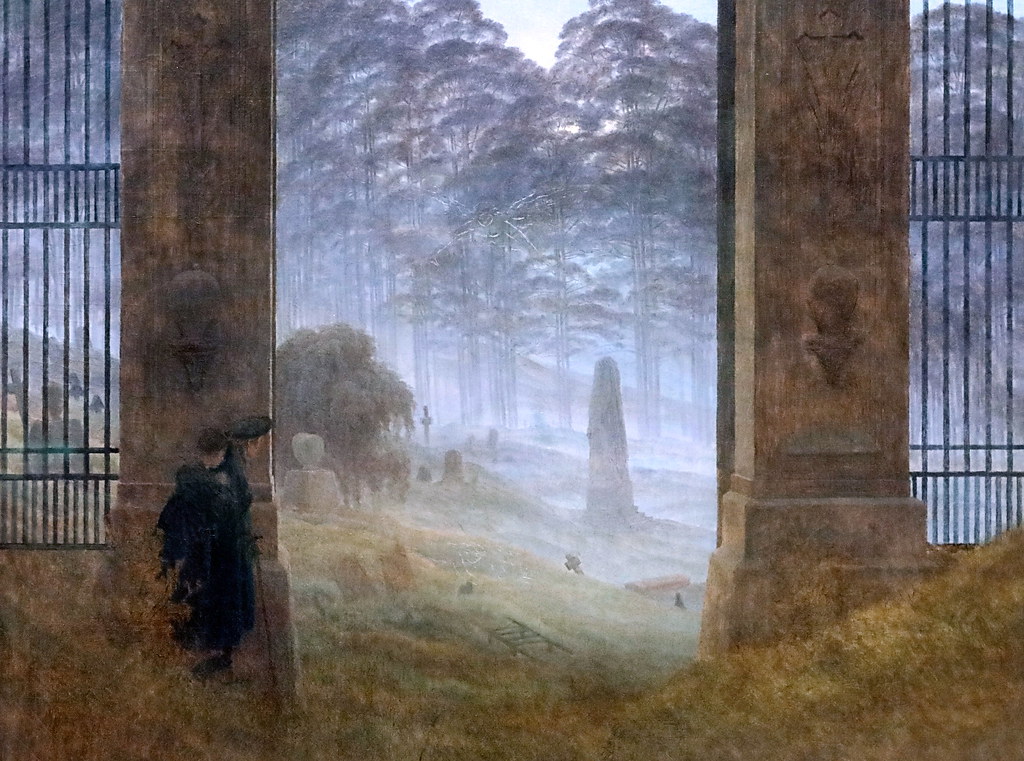 Img 5353a Caspar David Friedrich 1774 1840 Der Friedhof Flickr