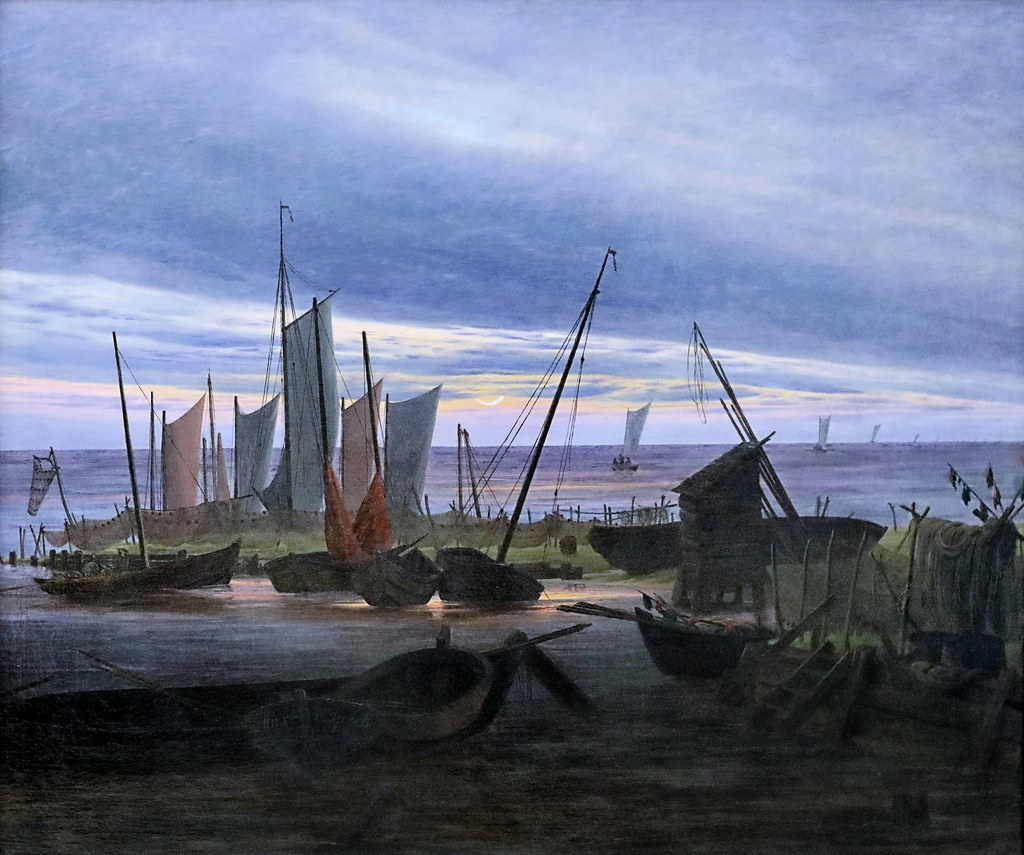 Img 5381 Caspar David Friedrich 1774 1840 Schiffe Im Hafe Flickr