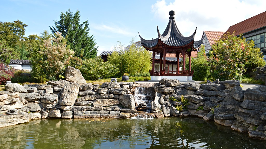 Garten · sömmerda · 149 m. Chinesischer Garten WeiÃensee | Der Pavillon der Freude