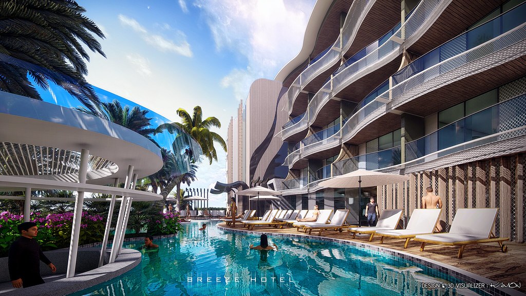 Breeze Hotel 02 Lumion8 Hotel Design By Kamon Tangruen Ren Flickr