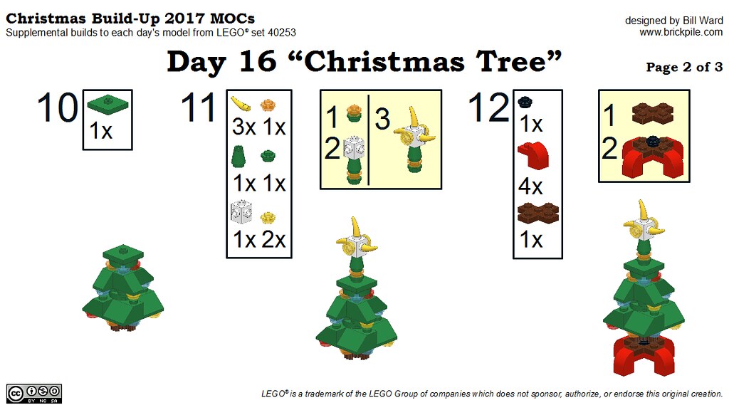 Make a thorough inspection before buying a fresh christmas tree. Christmas Build Up 2017 Day 16 Moc Christmas Tree Instru Flickr