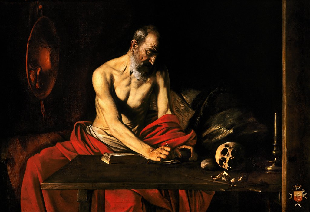 Caravaggio 1608 San Jeronimo Escribiendo Michelangelo Merisi Da Caravaggio Flickr