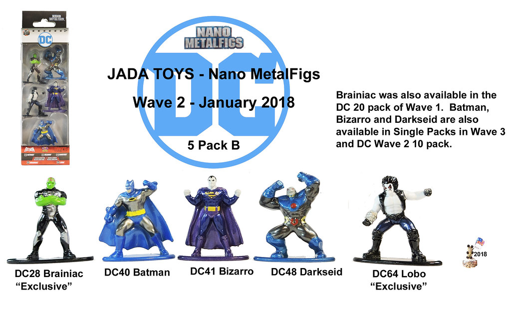 Dc Marvel Nano Metalfigs 10 Batman Superman Hulk Buster Black Panther Loki Thor Hero Toys Toys Games