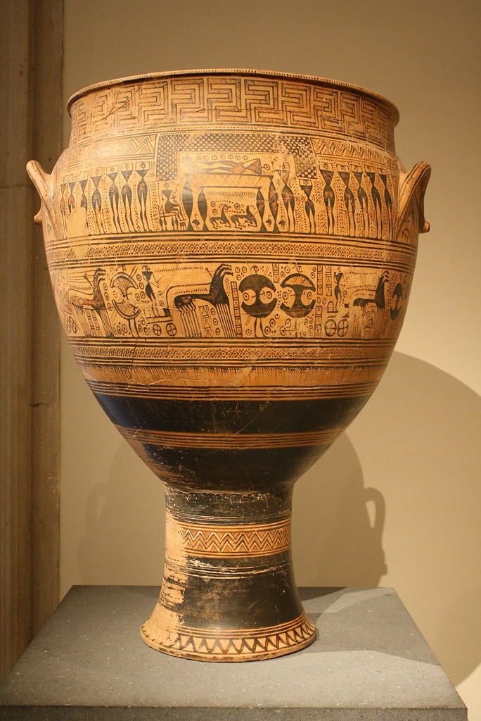 The centerpiece of the bedroom, beds range in style from sleek platform options to elaborate canopy ones. A Highly Important Monumental Attic Late Geometric Krater