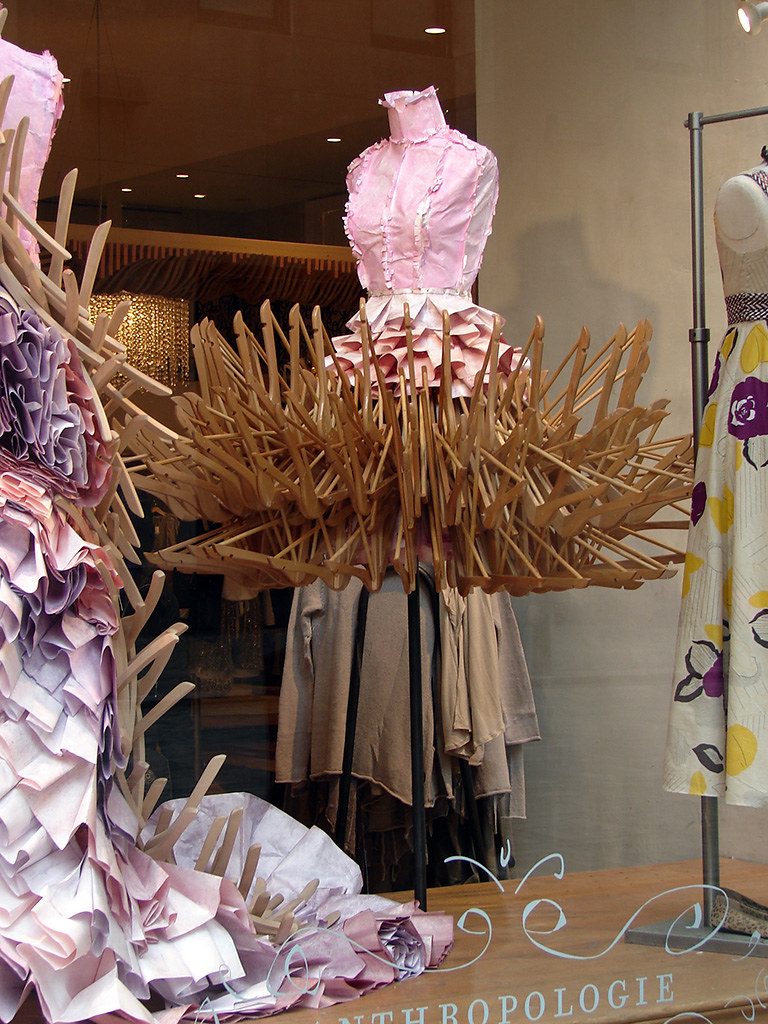 You can even turn off your primary monitor. Anthropologie Window Display - a photo on Flickriver