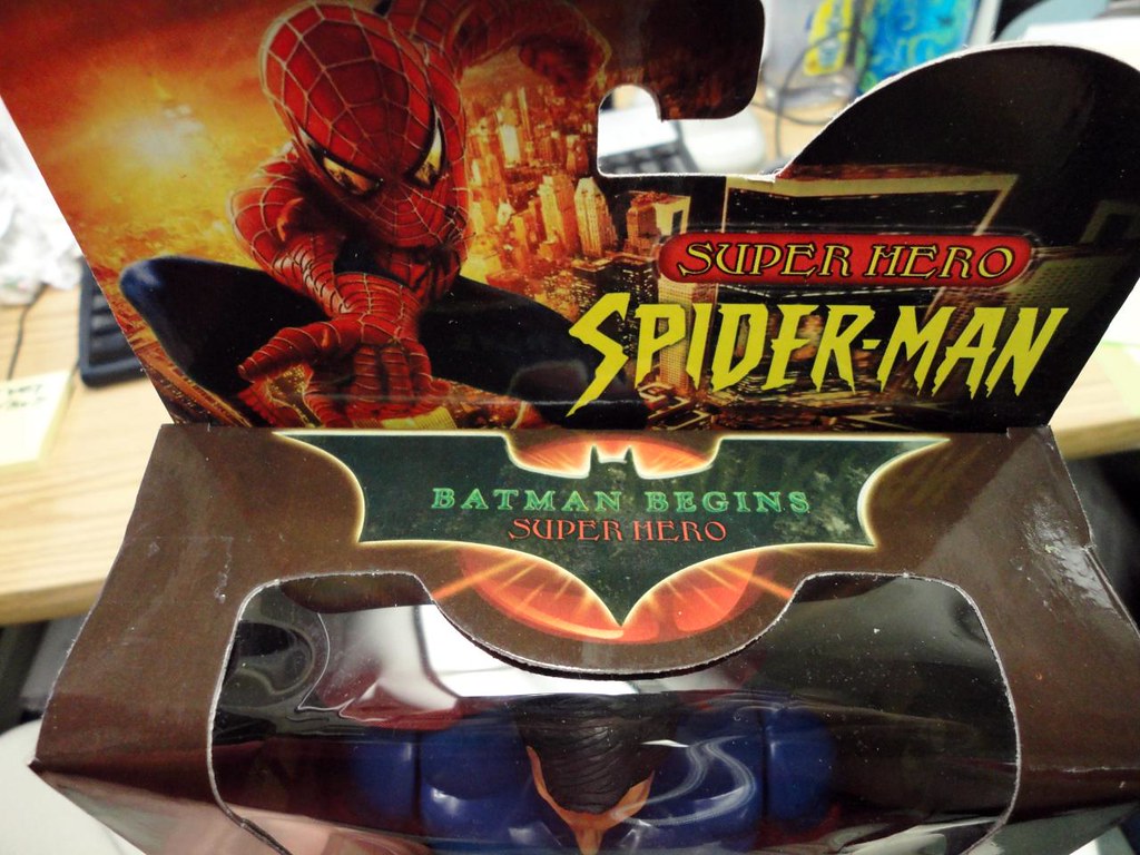 Spider Man Batman Superman Awesome Knock Off Figure From A Flickr