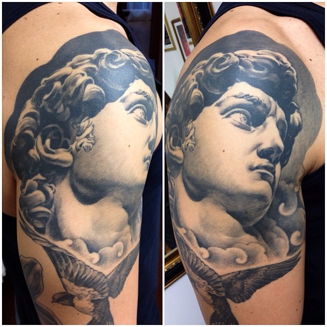 Tattoo #Michelangelo #David #Tattooculture #Bolzano #Tatt… | Flickr 640_x_640_jpg