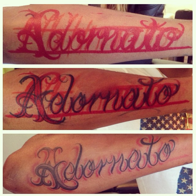 Lettering Freehand #Elgallotattoo #Lettering #Free #Hand #… | Flickr 640_x_640_jpg
