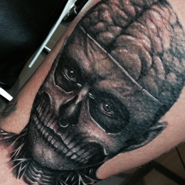 Zombie Boy Portrait Tattoo By Craig Holmes @ Iron Horse Ta… | Flickr 640_x_640_jpg