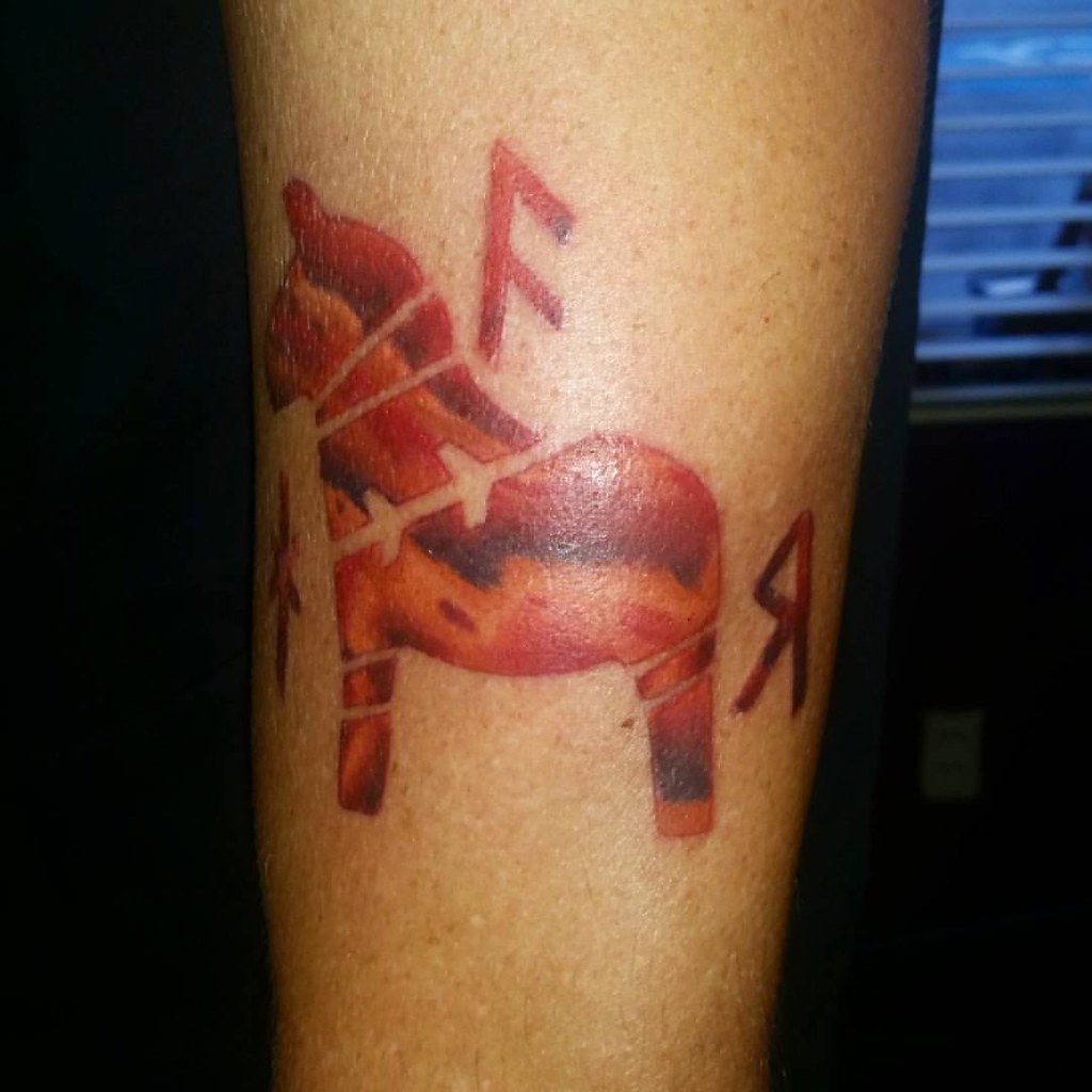Custom Swedish Horse Tattoo. #Swedish #Sweden #Horse #Pain… | Flickr 1024_x_1024_jpg