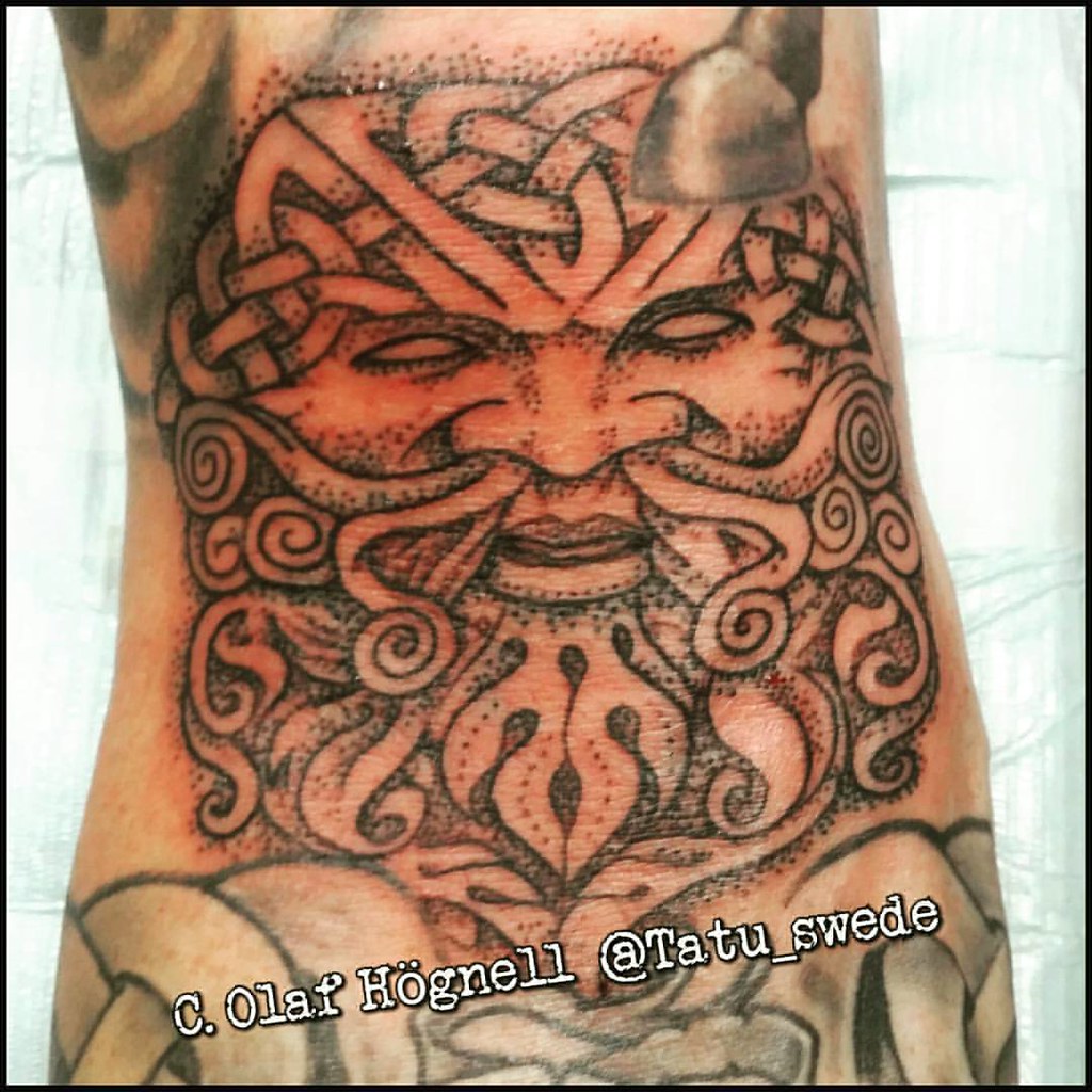Greenman In A Ditch #Elbowtattoo #Tattoo #Themightyhorsem… | Flickr 1024_x_1024_jpg