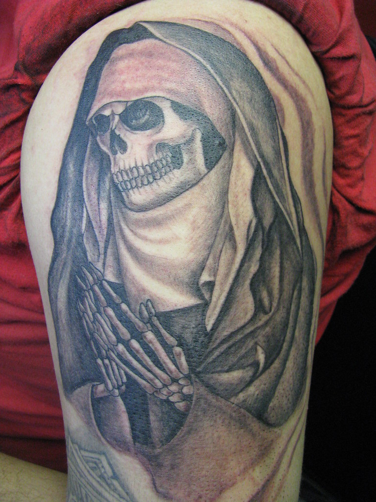 Dead Nun | Tattoo Of A Skeleton Nun On Arm. | Creepstattoo | Flickr 1024_x_768_jpg