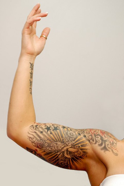 There are many different ways to interpret the cross, though, and designs can be detailed and incorporate various other elements or. Filigree Cross And Dove Tattoo Cross Made Of Flowers And F Flickr