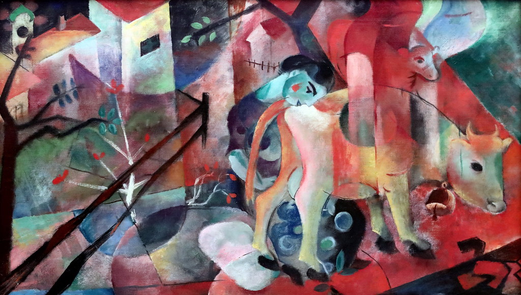 Img 1908 Heinrich Campendonk 1889 1957 Vache Bild Mit Kuh Flickr