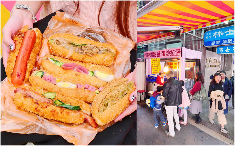 妙妙甜甜圈_台中火車站：在地19年炸甜甜圈10元/蛋沙拉堡30元補習街學生銅板美食 網友好評推薦