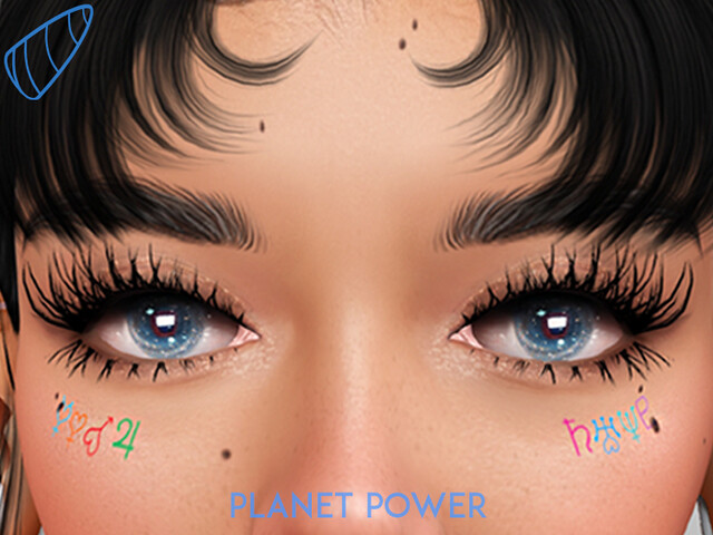 Planet Power Tattoo | Bom Lelutka Face Tattoo Available At M… | Sachi Aki Porter | Flickr 480_x_640_jpg