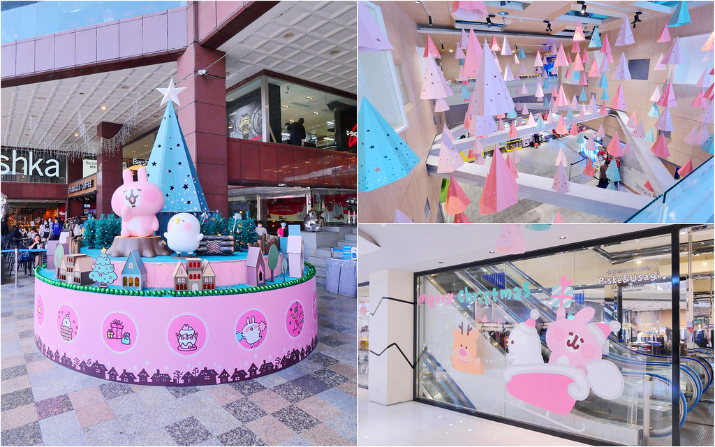 卡娜赫拉聖誕樹_台中中友百貨：聖誕跨年限定/全館聖誕樹、卡娜赫拉玻璃貼圖/場景公仔等你來尋寶拍照！(點進文章看中友百貨內全部卡娜赫拉場景位置)