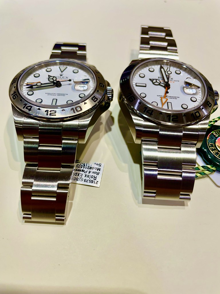 Timezone Rolex Modern Comparing The New Explorer Ii 226570 To The Old 216570