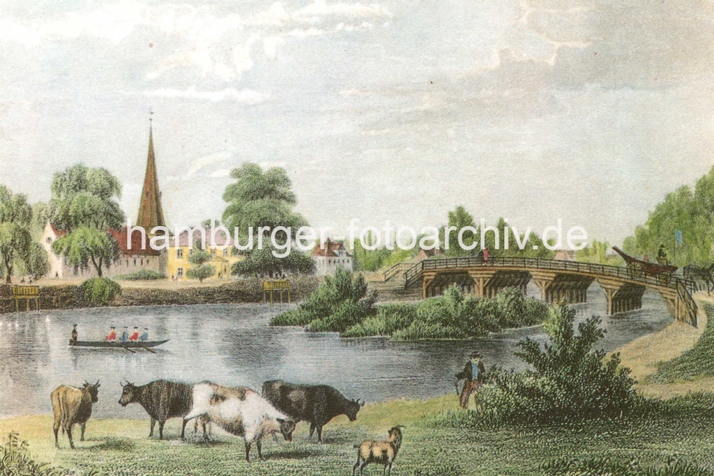 X0110162 Historische Ansicht Der Alster Bei Hamburg Winter Flickr