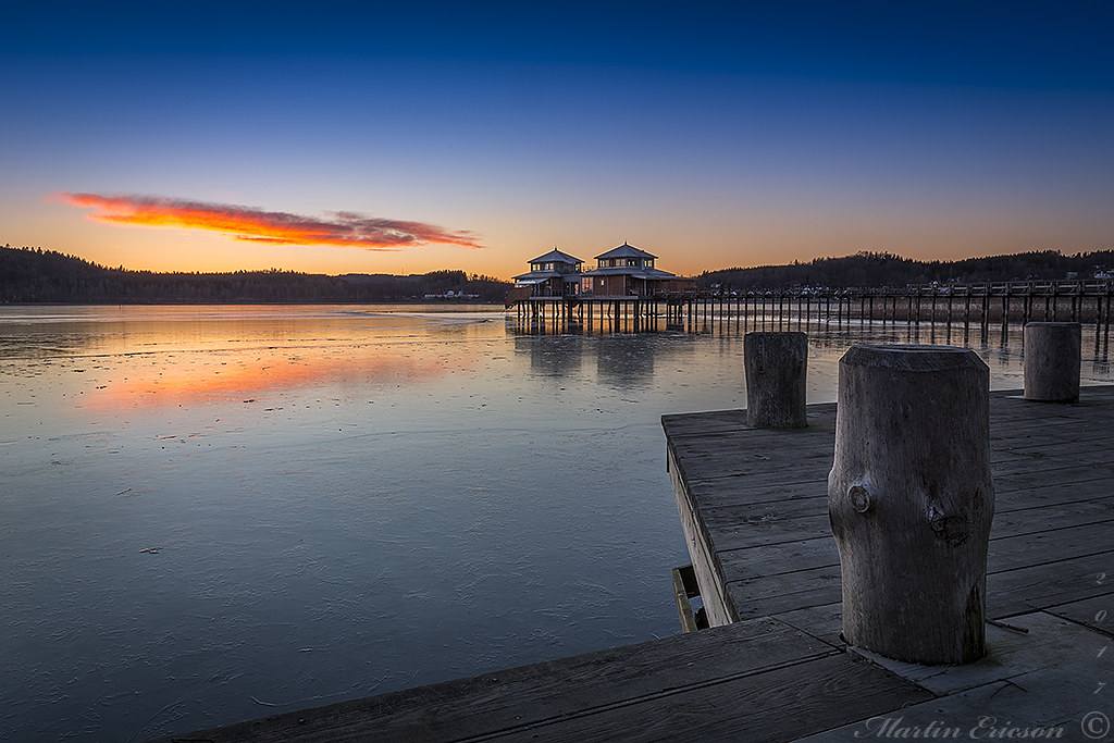 Over the course of the year, the temperature . Sunset In Ulricehamn Martin Ericson Flickr