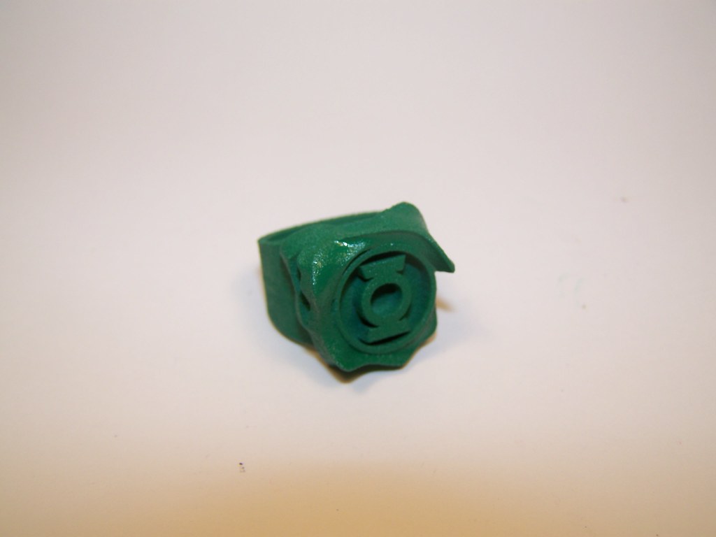 3d printing is a method of manufacturing everything from tools to shoes to jewelery, or even car and aerospace parts. Green Lantern Ring 3d Printed Minifigures Unlimited Flickr