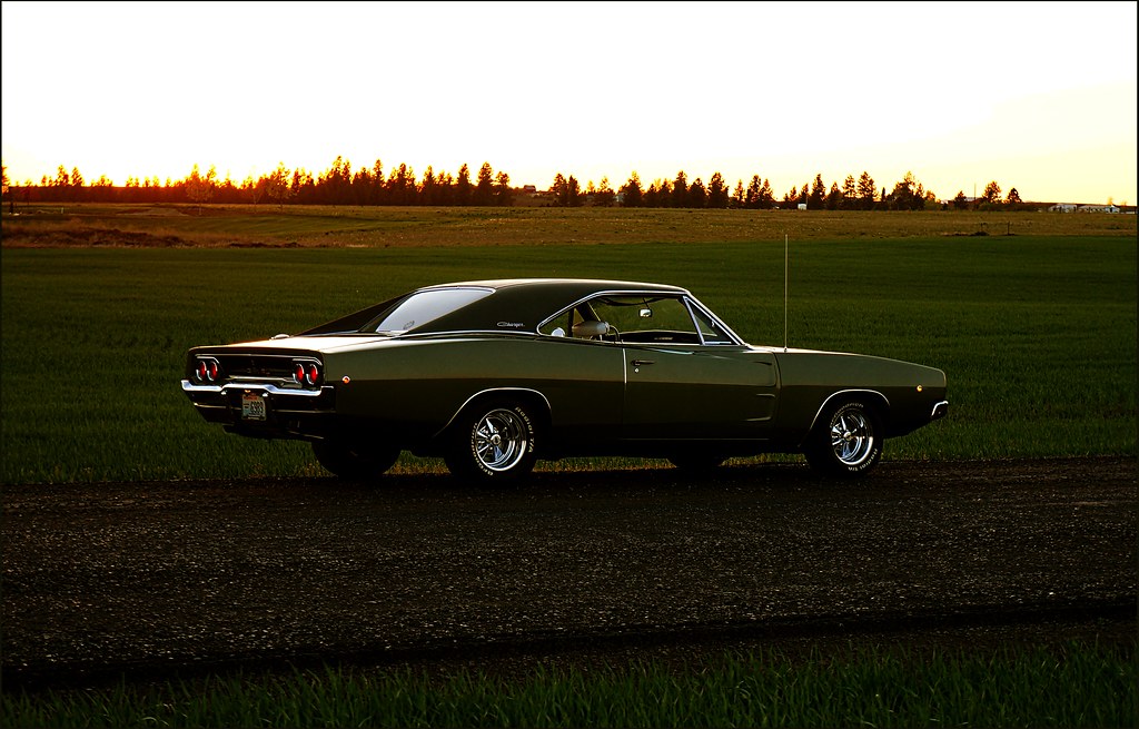 1968 Dodge Charger R T Sunset In Green I M Told Spring I Flickr