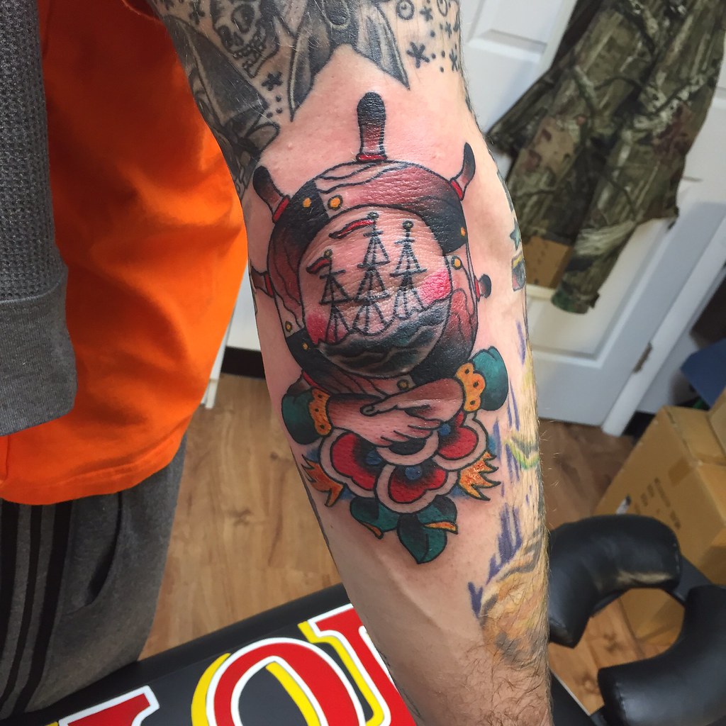 Ships Wheel Friendship Hands Traditional Tattoo By Keelhau… | Flickr 1024_x_1024_jpg