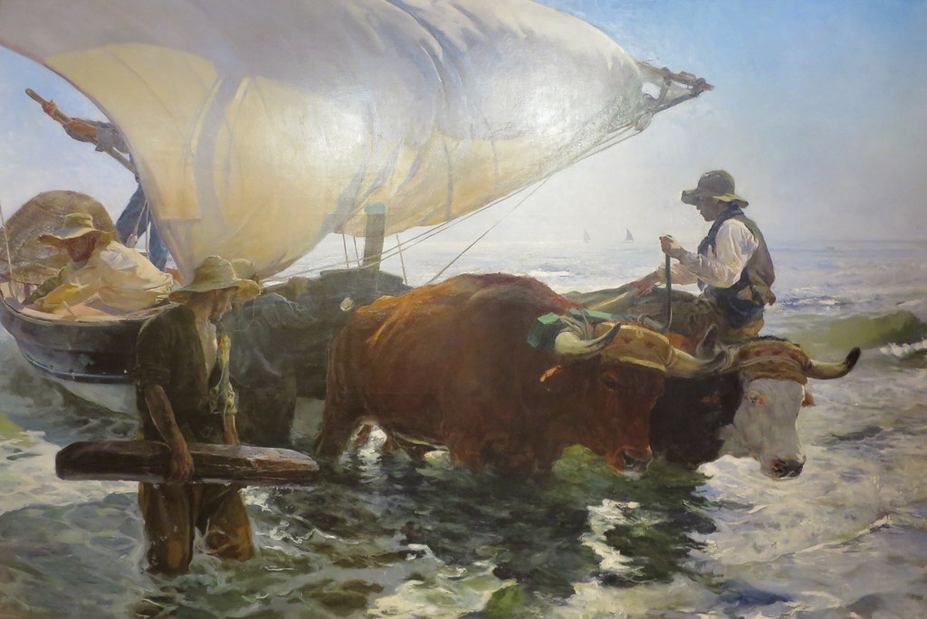 Retour De La Peche Halage De La Barque 1894 Joaquim So Flickr