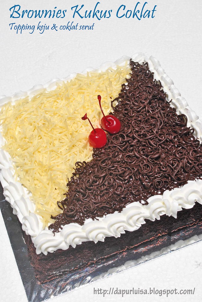 Hallo berikut mau bagikan resep simpel, sekalian ngabisin coklat batang sisa buat kuker rambutan kemaren :dbrownies lapis coklat keju(loyang . Brownies Kukus Coklat Brigita Retnaningtyas Flickr