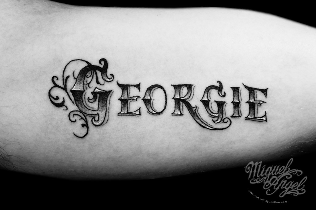 Custom Lettering Name Tattoo | Miguel Angel Custom Tattoo Ar… | Flickr 680_x_1023_jpg
