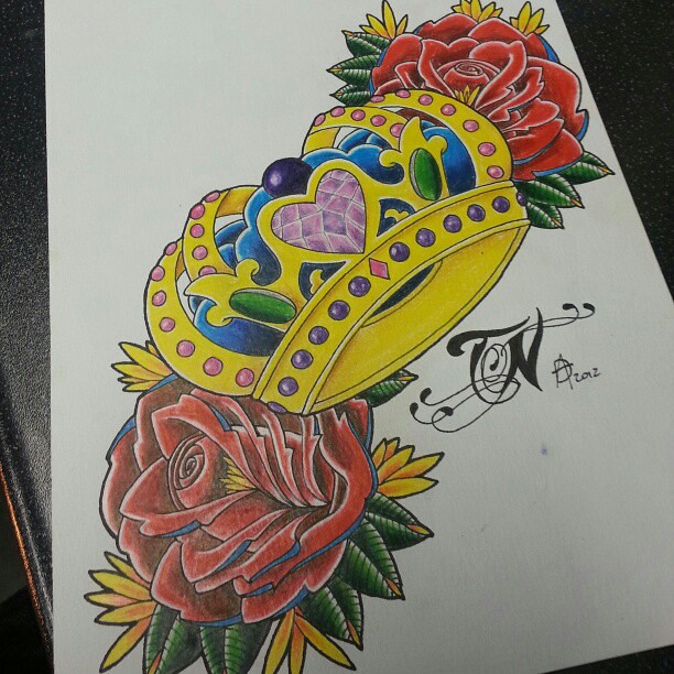 Tattoo #Newschool #Traditional #Art #Drawing #Sketch #Ros… | Flickr 612_x_612_jpg