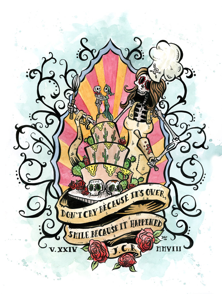 Dia Baker Tattoo (Design By David Lozeau) | Www.davidlozeau.… | Flickr 1024_x_773_jpg