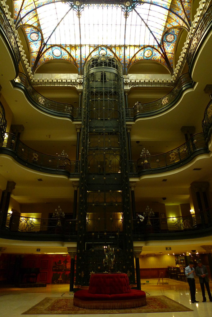Art Nouveau Elevator And Lobby Gran Hotel Mexico City Flickr