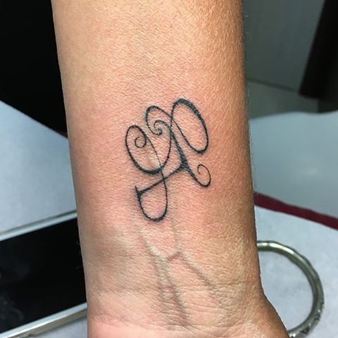 Tattoo #Lettering #Polso #Iniziali #Lettere #Wrist | Flickr 480_x_480_jpg