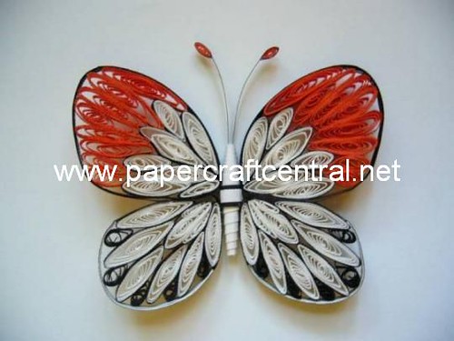 Cheap craft paper, buy quality home & garden directly from china suppliers:uniquilling 3d butterfly quilling paper paintings creative wall . Quilling 3d Butterfly Visit Www Papercraftcentral Net For Flickr
