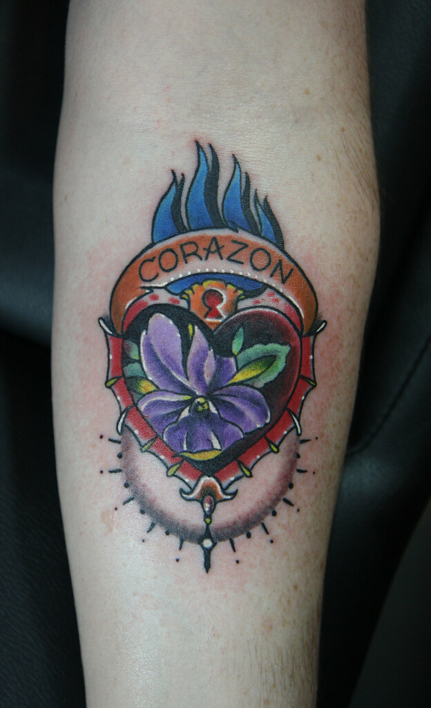 Traditional Sacred Heart Tattoo | Tattoo And Design By Chris… | Flickr 1024_x_624_jpg