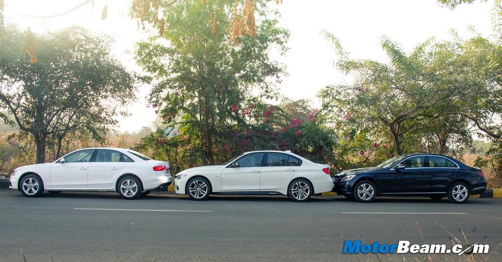 We compare the four of the best compact executive salons you can buy. Audi A4 Vs Bmw 3 Series Vs Mercedes C Class 11 Faisal A Khan Flickr