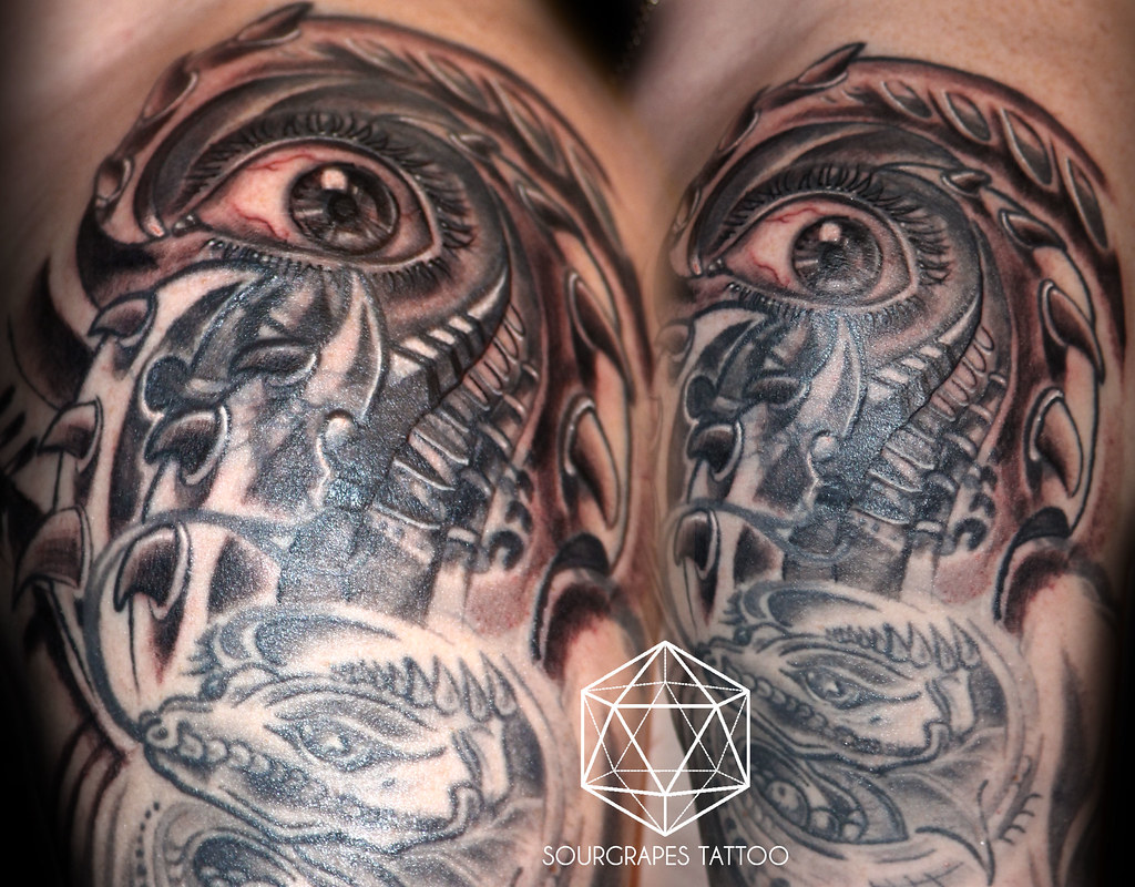 Bio - Mechanical Eye Tattoo (Healed Part Not My Work) | Flickr