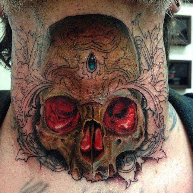 Glowing-Skull-Neck-Tattoo | Daniel Borrelli | Flickr 640_x_640_jpg