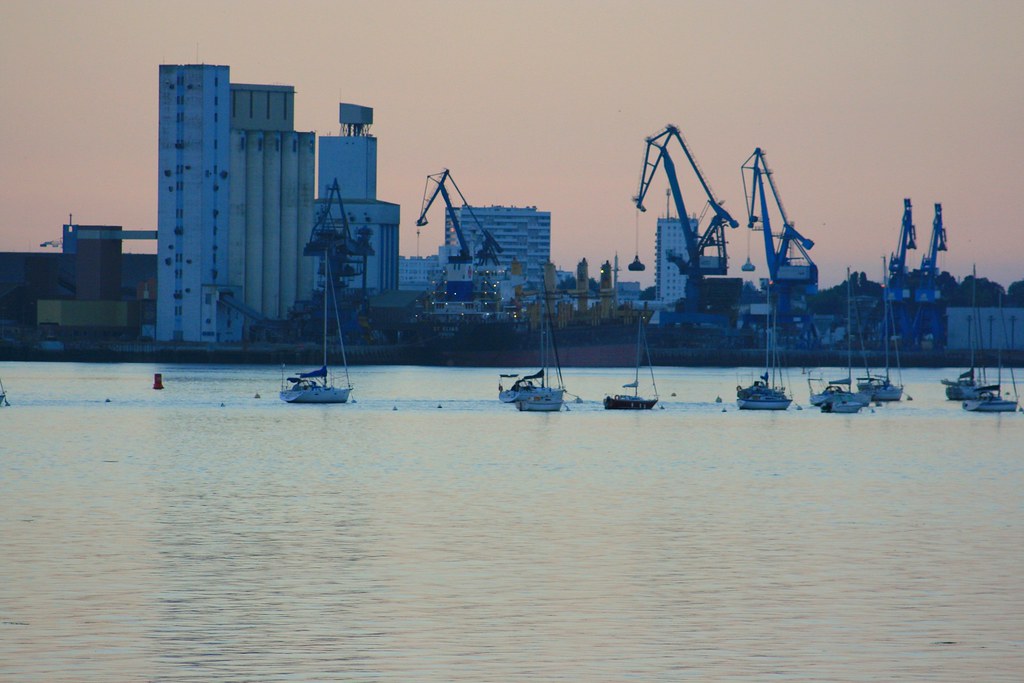 Lorient, maritime town, morbihan département, brittany région, western france. Port De Commerce De Kergroise A Lorient Bretagne Morbiha Flickr
